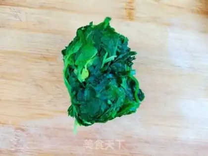 Make Celery leaves and eggs step 2