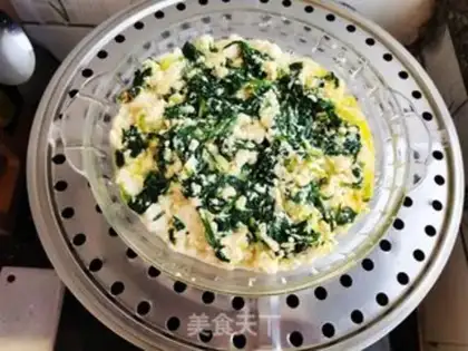 Make Celery leaves and eggs step 9
