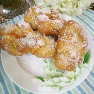 Make Coconut, honey, plum step 19