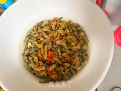 Make Garlic chili saffron and eggplant step 5