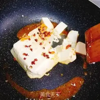 Make A light version of mahjong tofu step 12
