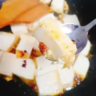 Make A light version of mahjong tofu step 14