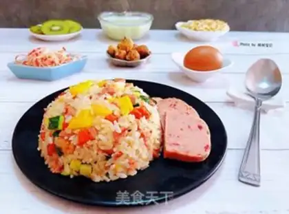 Make Pineapple shrimp fried rice step 14