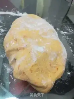 Make Sweet pumpkin buns step 3