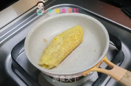 Make Grain rice cheese and egg fever step 6