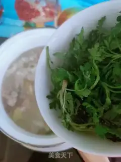 Make A chrysanthemum soup step 5