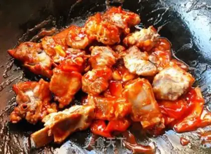 Make Sugar vinegar pineapple ribs step 5