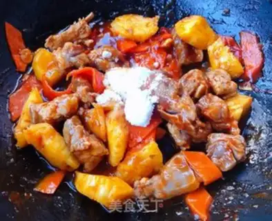 Make Sugar vinegar pineapple ribs step 6
