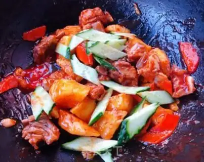 Make Sugar vinegar pineapple ribs step 7