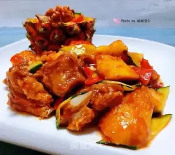 Make Sugar vinegar pineapple ribs step 9