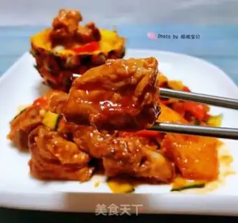 Make Sugar vinegar pineapple ribs step 10