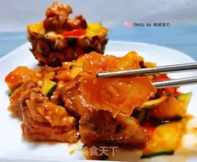 Make Sugar vinegar pineapple ribs step 12
