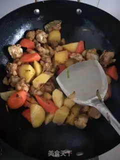 Make Potato chicken step 8