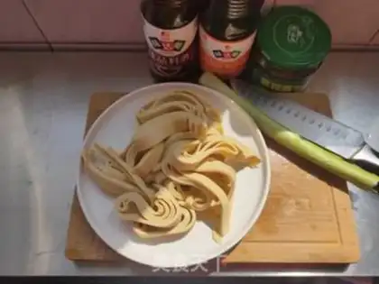 Make Onion tofu step 0