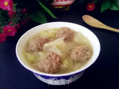 Make Big cabbage porkball soup step 8