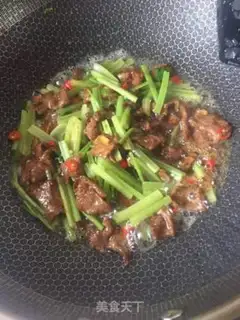 Make Celery beef step 7