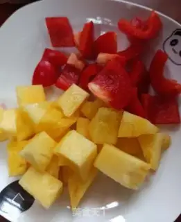 Make Pineapple chicken step 2