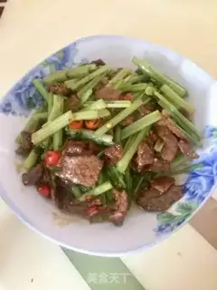 Make Celery beef step 8