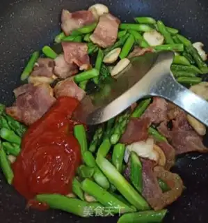 Make Bacon mushroom pasta step 4