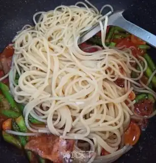 Make Bacon mushroom pasta step 6