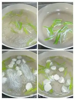 Make Fishball soup step 3