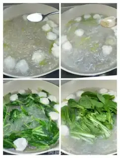 Make Fishball soup step 4