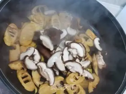 Make Flaming mushrooms step 4