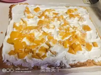 Make Mango cake rolls step 14