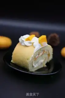 Make Mango cake rolls step 18
