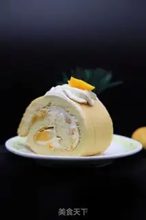 Make Mango cake rolls step 19