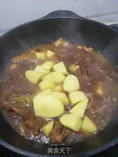 Make Potato stew cavity step 5