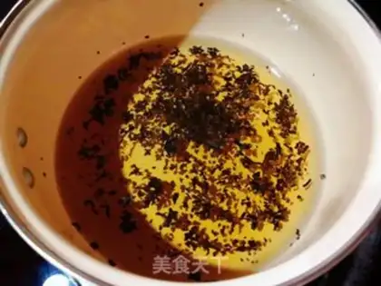 Make Honey mint lemon tea step 2