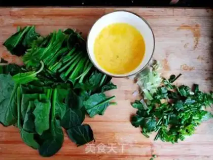 Make Spinach egg soup step 0