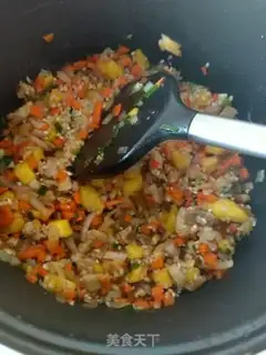 Make Pineapple rice step 6