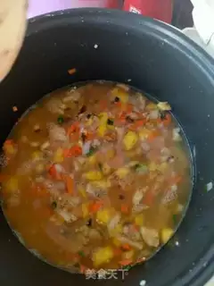 Make Pineapple rice step 7