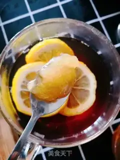 Make Honey mint lemon tea step 6