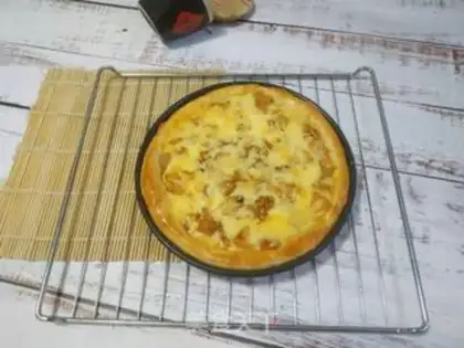 Make Chicken pizza in Orleans step 13