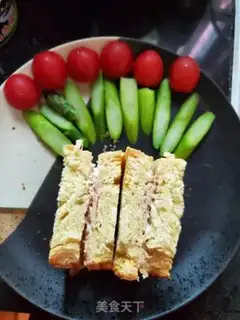 Make Fish sandwich step 10