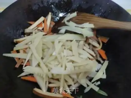 Make ♪ Winter bean dry fried meat ♪ step 8