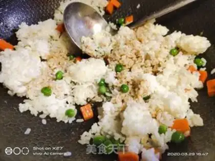 Make Peaches, carrots, fried rice step 6