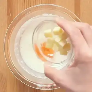 Make Zero base cheesecake step 7