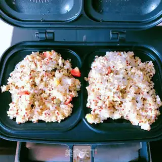 Make Quinoa eggburger step 5