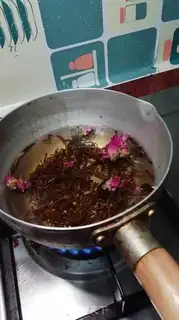 Make Rose, sugar, milk step 2