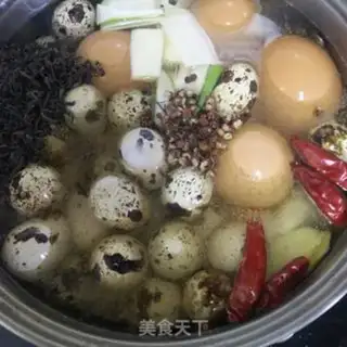 Make Five quail eggs step 1