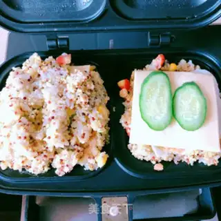 Make Quinoa eggburger step 9