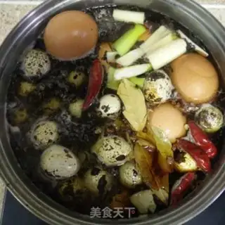 Make Five quail eggs step 2