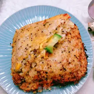 Make Quinoa eggburger step 11