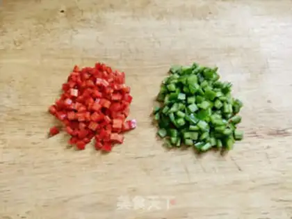 Make Twin tofu fried rice step 1