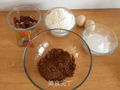 Make Red-sugar hairloaf step 1