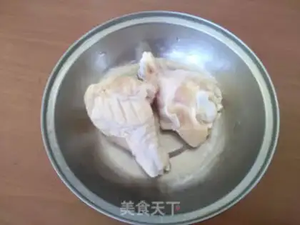 Make Monkey mushroom chicken soup step 2